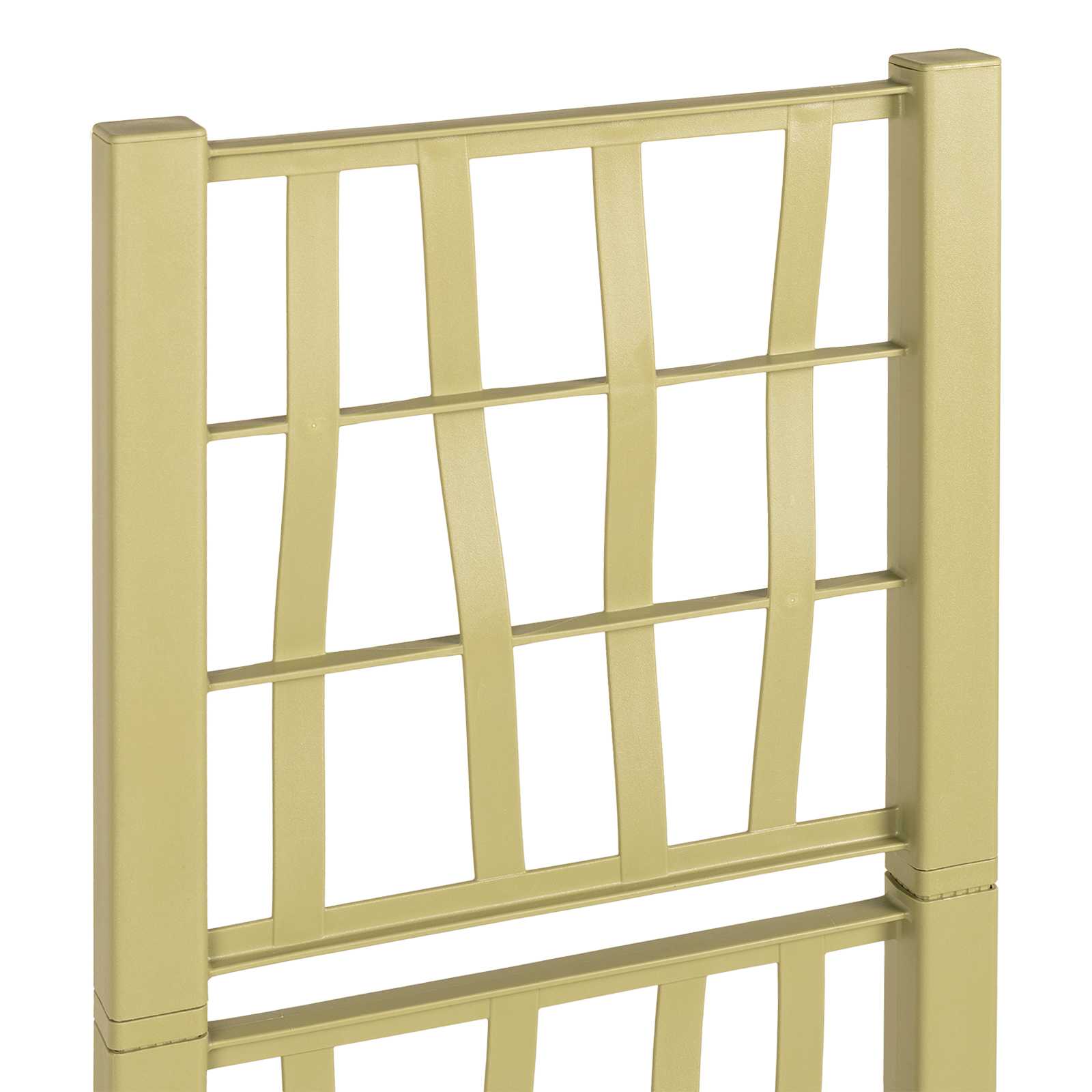 Vaso da Giardino con Trellis Verde 36 x 36 x 140 cm PP