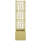 Vaso da Giardino con Trellis Verde 36 x 36 x 140 cm PP
