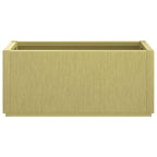 Scatola per Fiori da Giardino Verde 80 x 36 x 35 cm PP