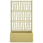 Vaso da Giardino con Trellis Verde 80 x 36 x 140 cm PP