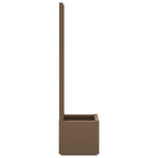 Vaso da Giardino con Trellis Marrone 36 x 36 x 140 cm PP