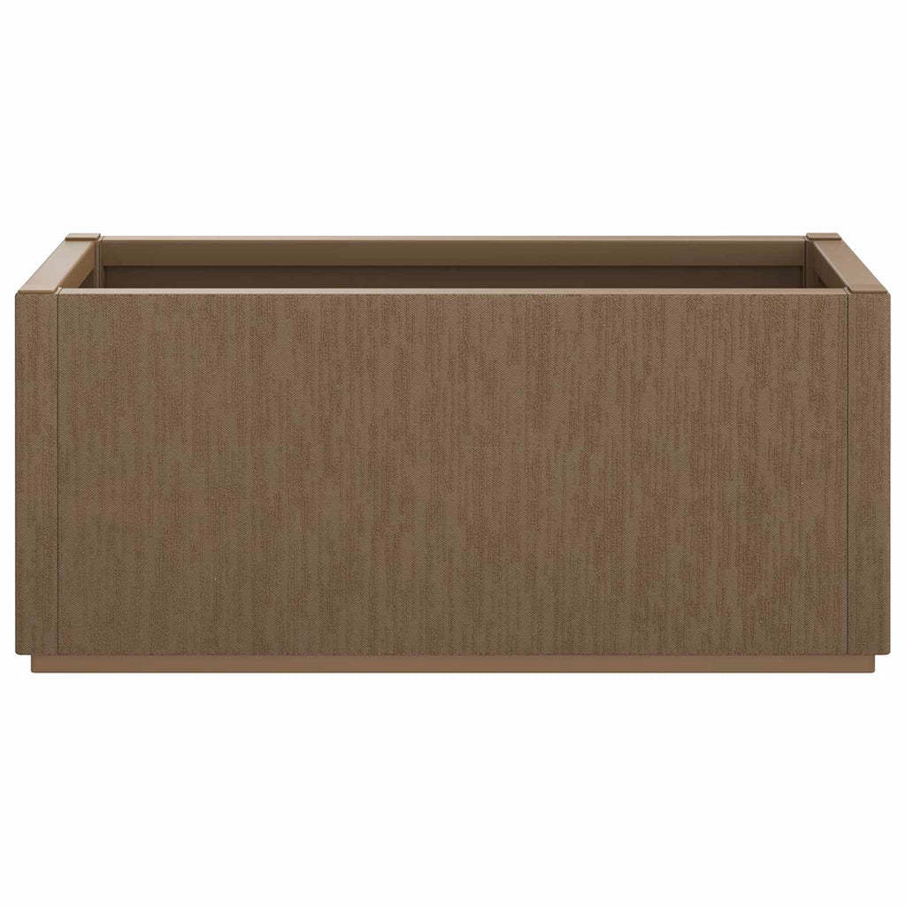 Scatola per Fiori da Giardino Marrone 80 x 36 x 35 cm PP