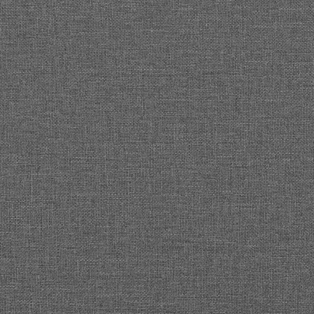 Panchina imbottita con schienale Grigio scuro 110 x 60 x 76 cm