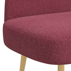 Panchina imbottita con schienale Rosso vino 110 x 60 x 76 cm
