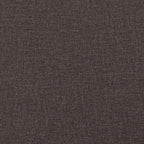 Panchina imbottita con schienale Marrone scuro 110 x 60 x 76 cm