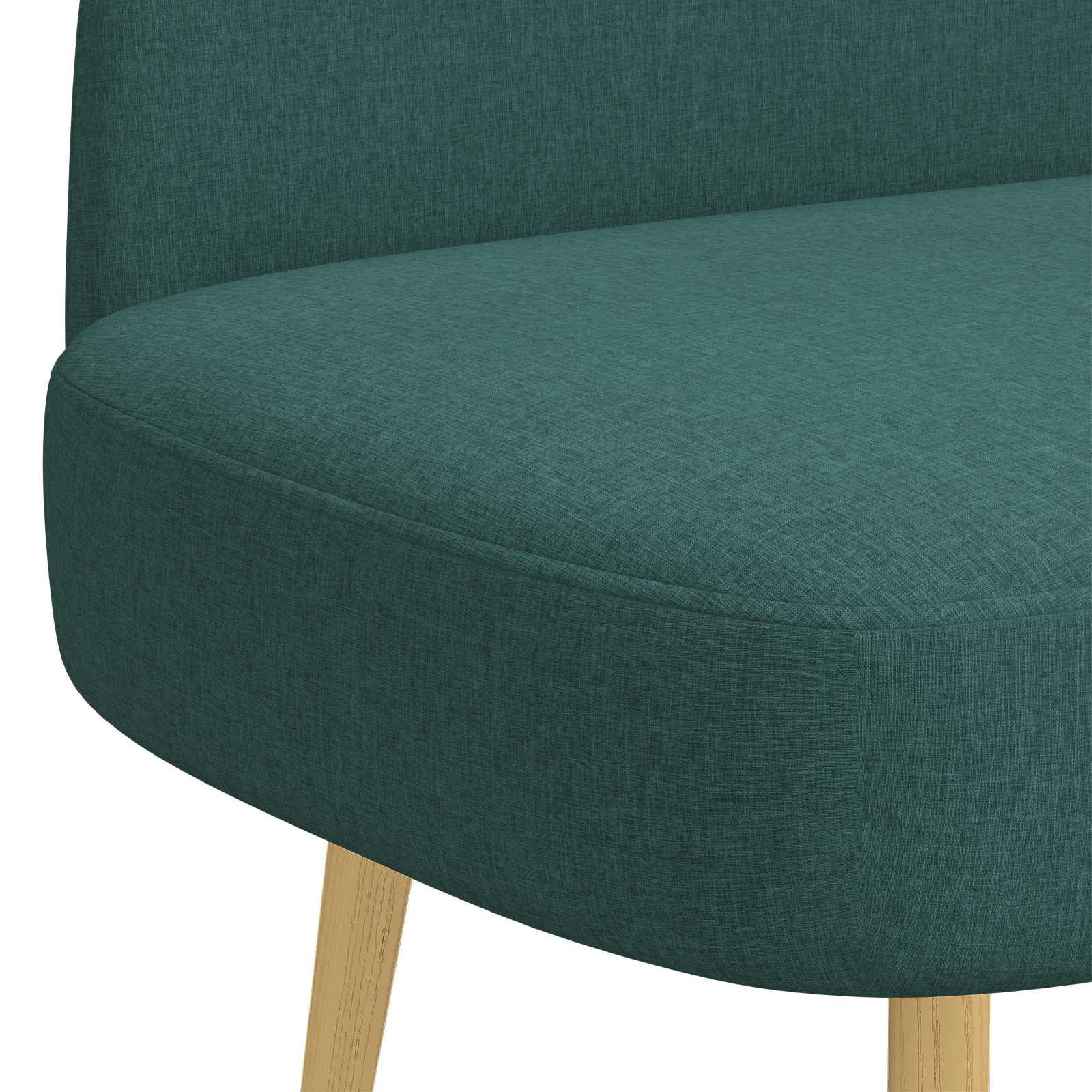 Panchina imbottita con schienale Verde scuro 110 x 60 x 76 cm