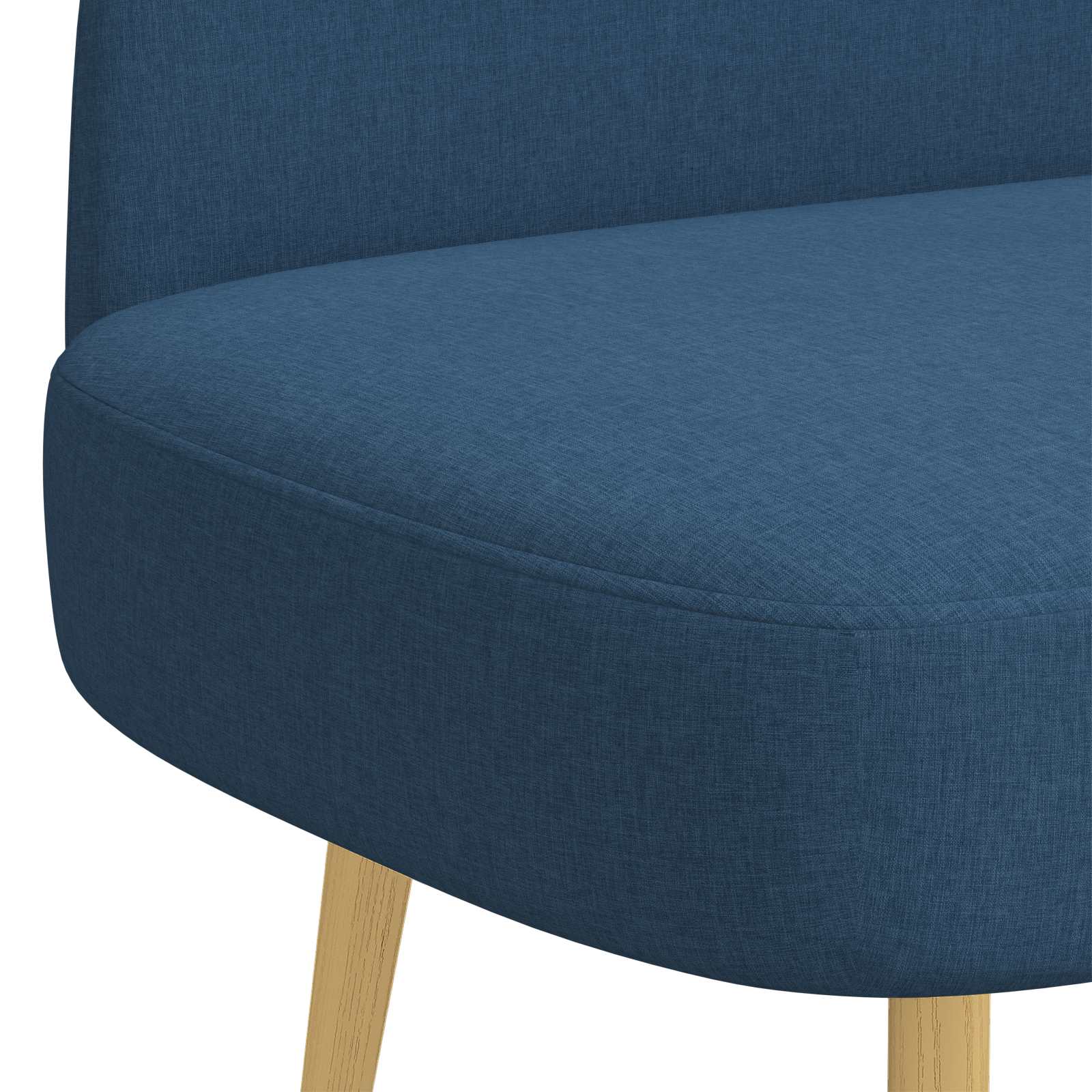Panchina imbottita con schienale Blu 110 x 60 x 76 cm