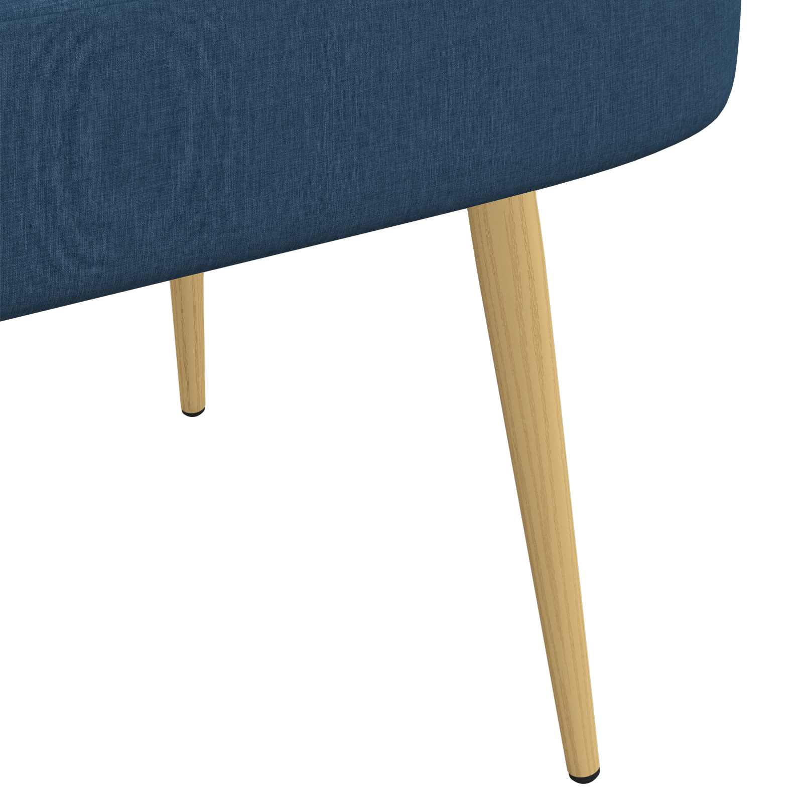Panchina imbottita con schienale Blu 110 x 60 x 76 cm