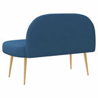 Panchina imbottita con schienale Blu 110 x 60 x 76 cm