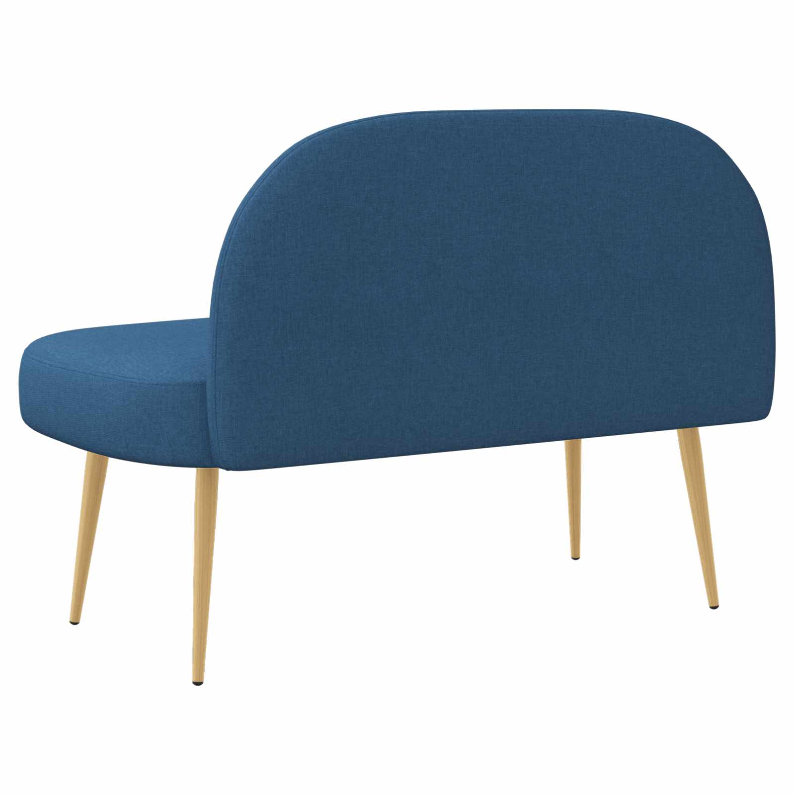 Panchina imbottita con schienale Blu 110 x 60 x 76 cm