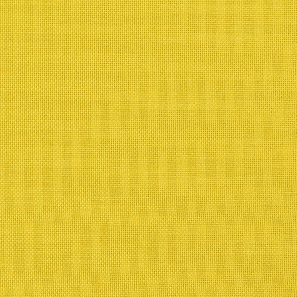 Panchina imbottita con schienale Giallo chiaro 110 x 60 x 76 cm