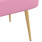 Panchina imbottita con schienale Rosa 110 x 60 x 76 cm