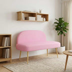 Panchina imbottita con schienale Rosa 110 x 60 x 76 cm
