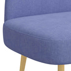 Panchina imbottita con schienale Blu Jeans 110 x 60 x 76 cm