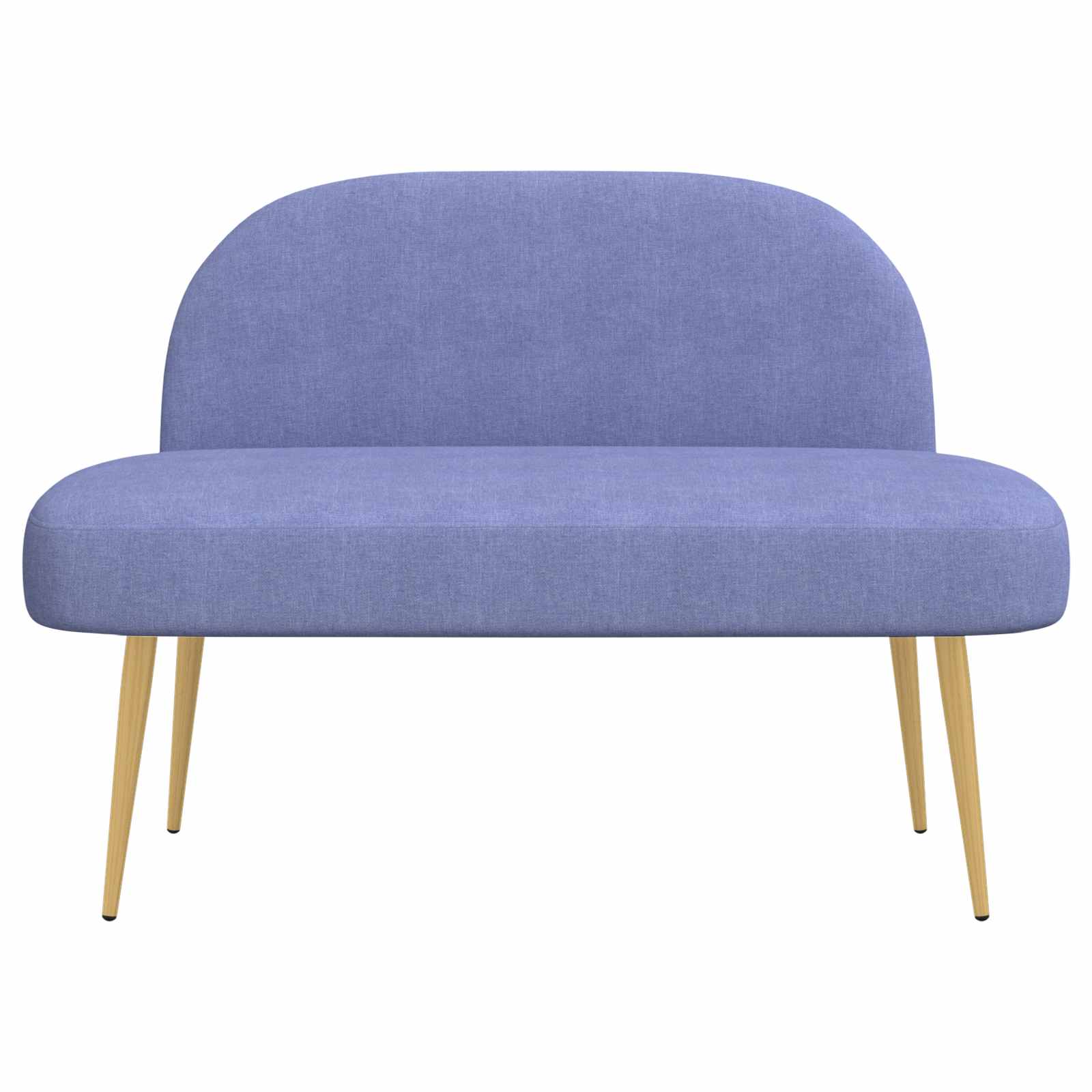 Panchina imbottita con schienale Blu Jeans 110 x 60 x 76 cm