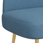 Panchina imbottita con schienale Blu 110 x 60 x 76 cm