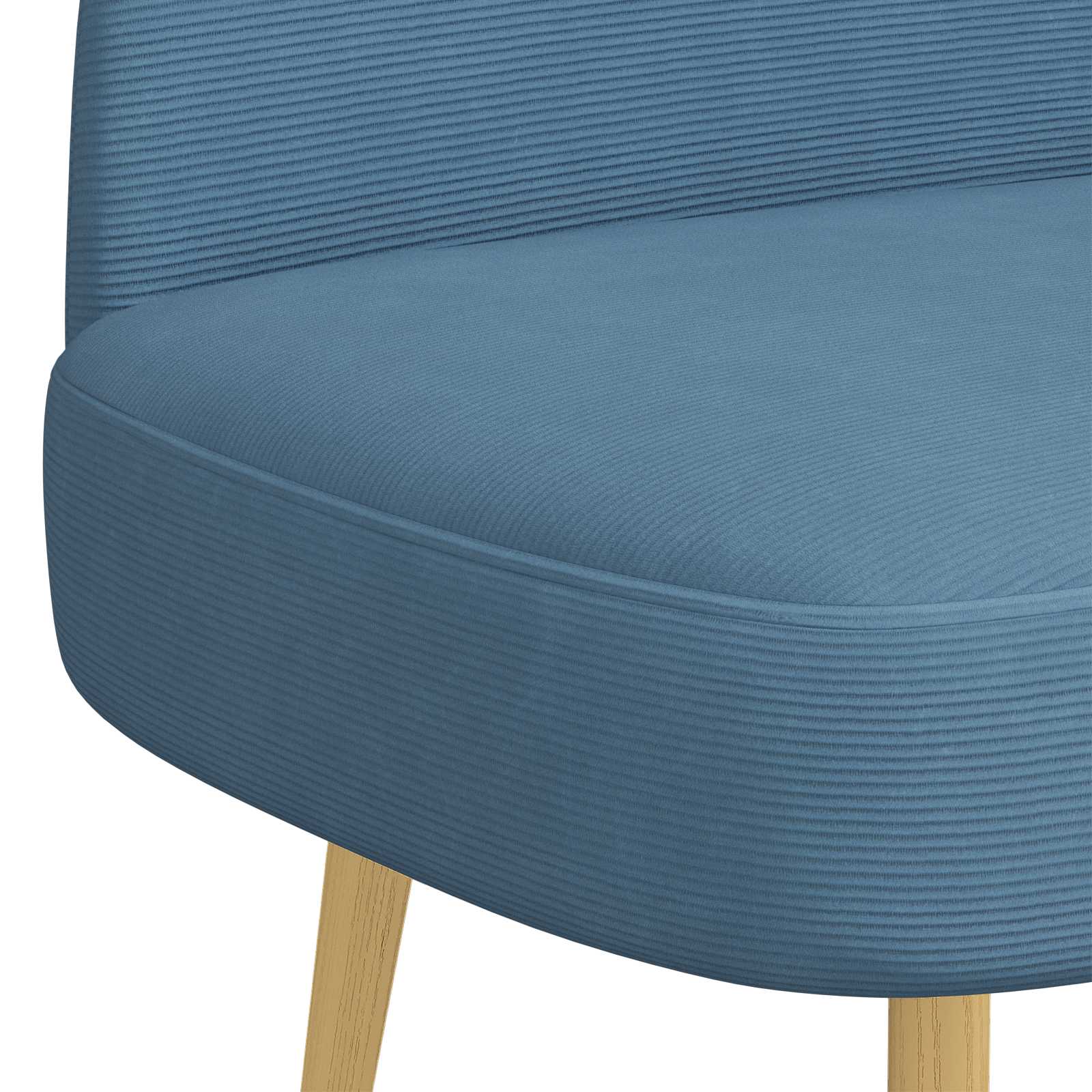 Panchina imbottita con schienale Blu 110 x 60 x 76 cm