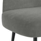 Panchina imbottita con schienale Grigio scuro 110 x 60 x 76 cm