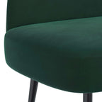 Panchina imbottita con schienale Verde scuro 110 x 60 x 76 cm