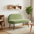 Panchina imbottita con schienale Verde chiaro 110 x 60 x 76 cm