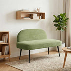 Panchina imbottita con schienale Verde chiaro 110 x 60 x 76 cm