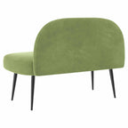 Panchina imbottita con schienale Verde chiaro 110 x 60 x 76 cm