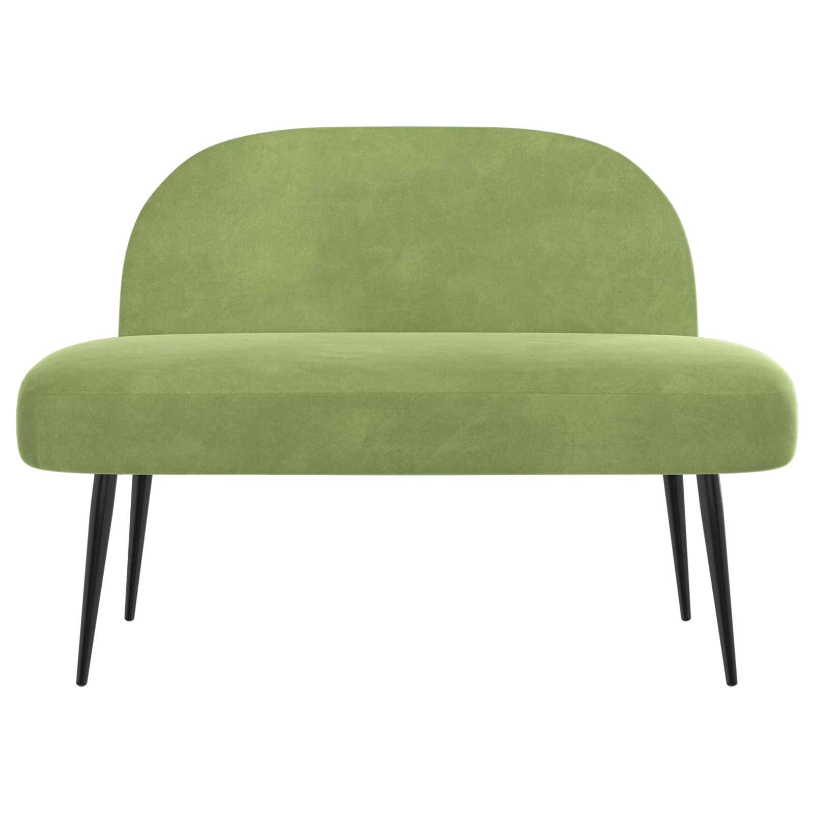 Panchina imbottita con schienale Verde chiaro 110 x 60 x 76 cm