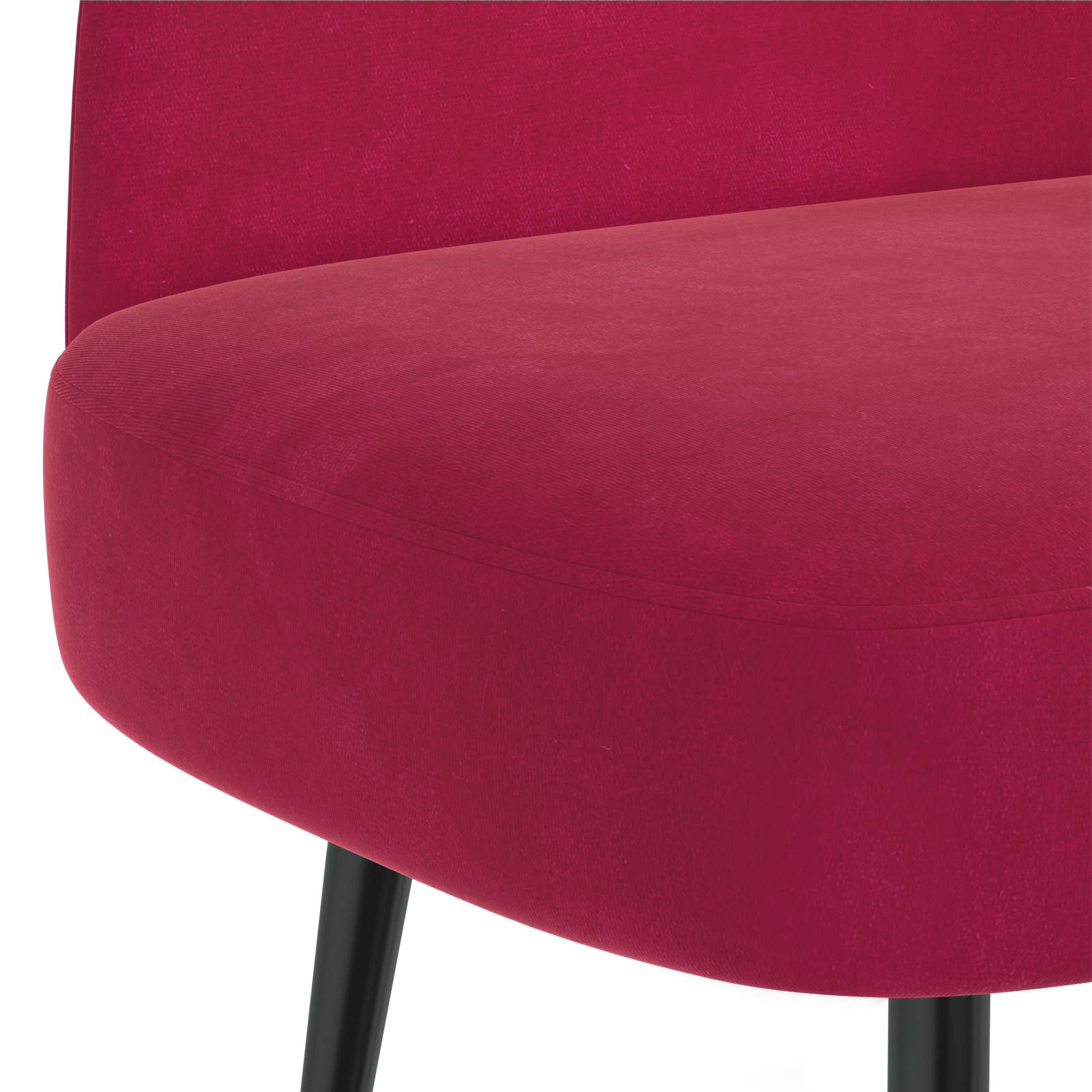 Panchina imbottita con schienale Rosso vino 110 x 60 x 76 cm