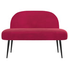 Panchina imbottita con schienale Rosso vino 110 x 60 x 76 cm