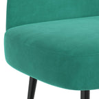 Panchina imbottita con schienale Turchese 110 x 60 x 76 cm