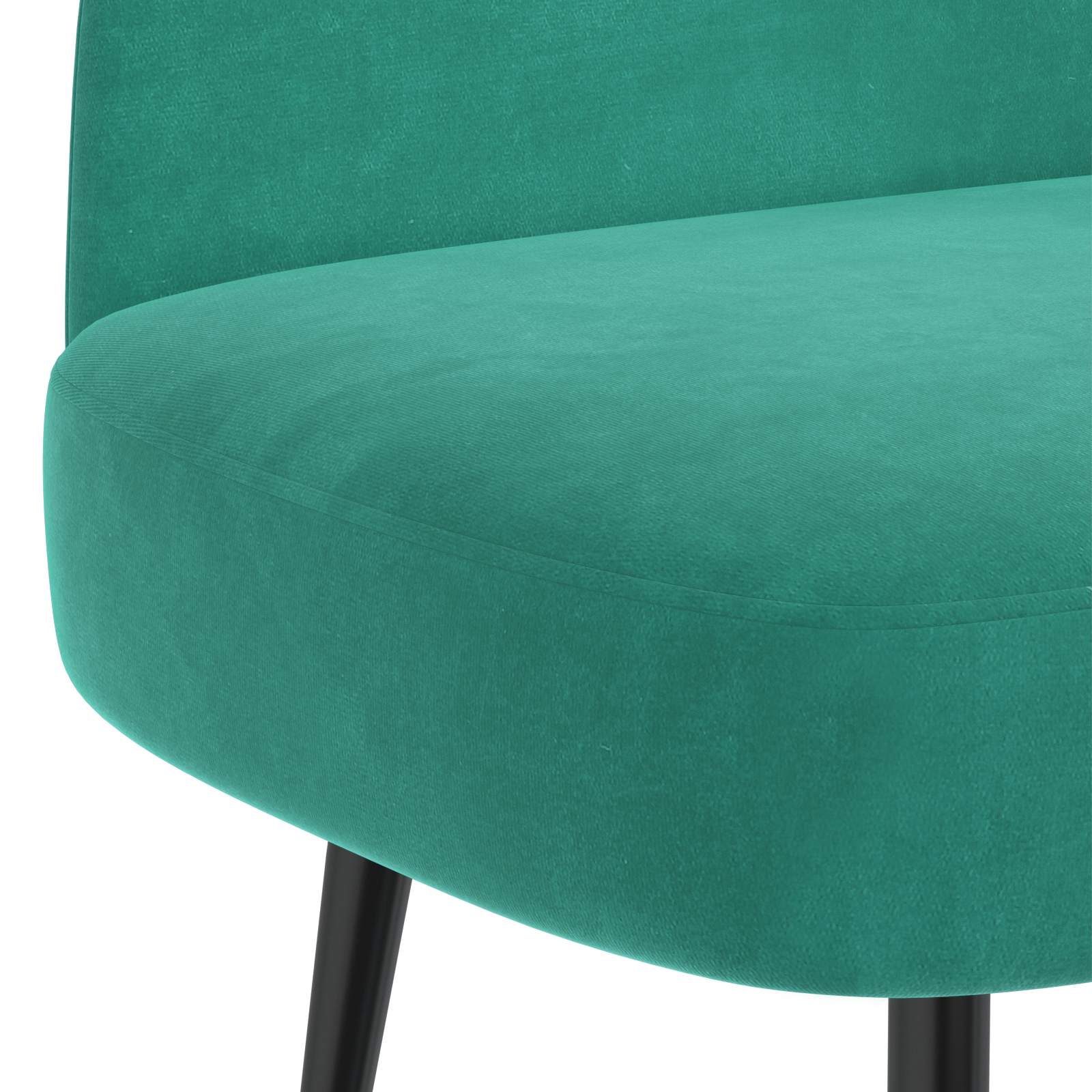 Panchina imbottita con schienale Turchese 110 x 60 x 76 cm