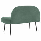 Panchina imbottita con schienale verde mare 110 x 60 x 76 cm