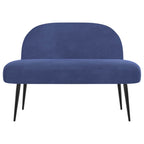 Panchina imbottita con schienale Blu Polizia 110 x 60 x 76 cm