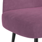 Panchina imbottita con schienale Viola 110 x 60 x 76 cm Velluto