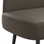 Panchina imbottita con schienale Grigio 110 x 60 x 76 cm