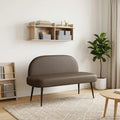 Panchina imbottita con schienale Grigio 110 x 60 x 76 cm
