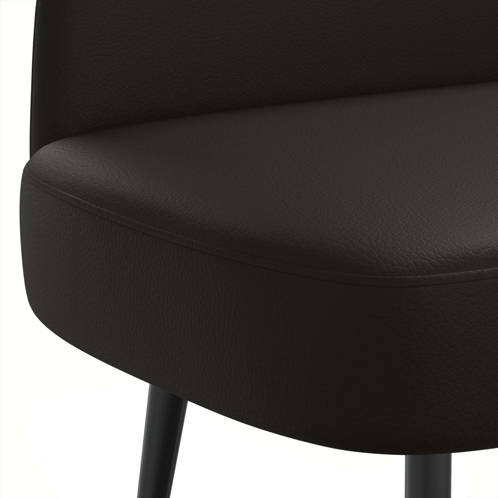 Panchina imbottita con schienale Nero 110 x 60 x 76 cm