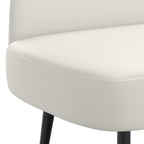 Panchina imbottita con schienale Bianco 110 x 60 x 76 cm
