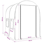 Serra con telaio 160 x 200 x 192,5 cm PVC Trasparente