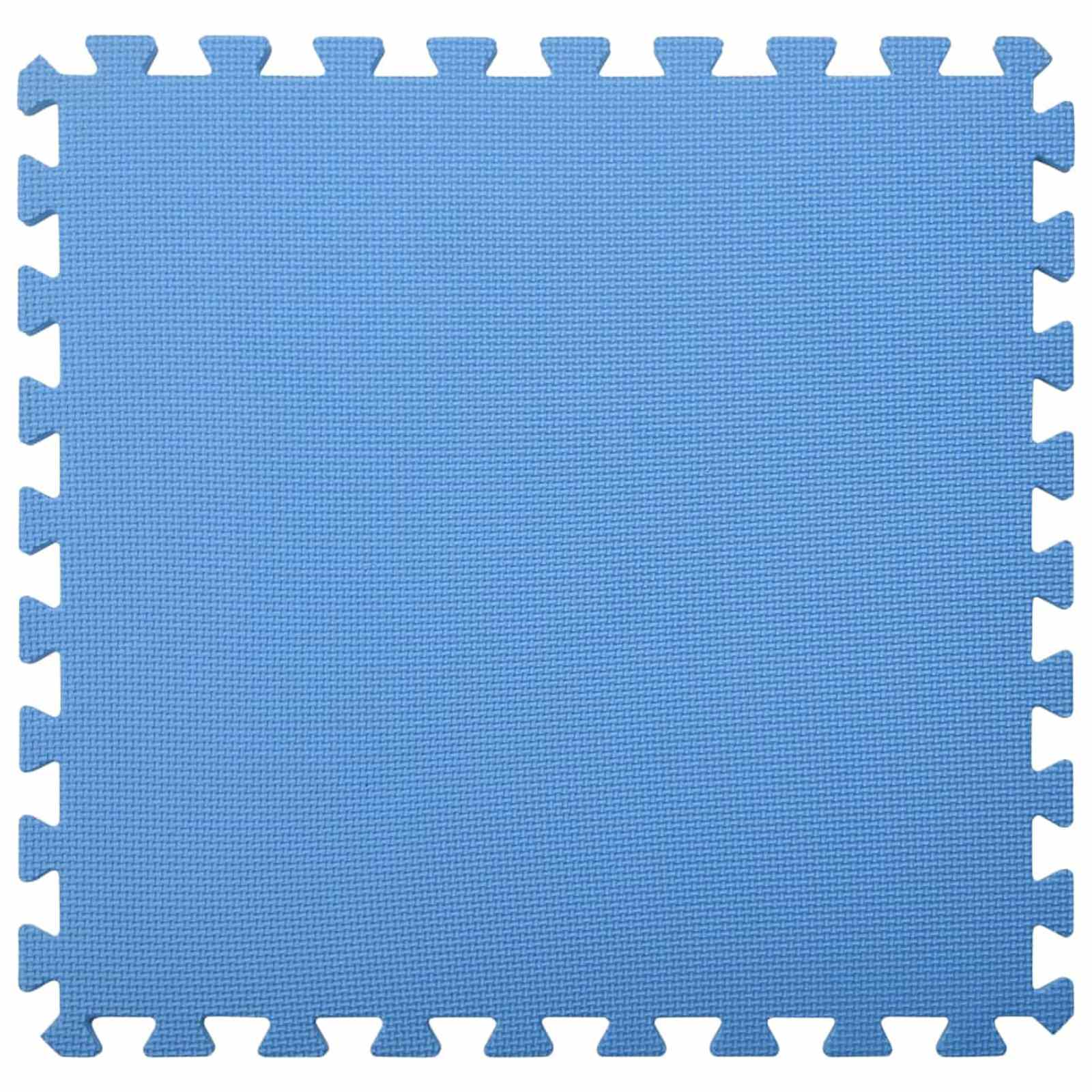 Tappetino per piscina 6 pcs Blu 2,16 ㎡ Schiuma EVA