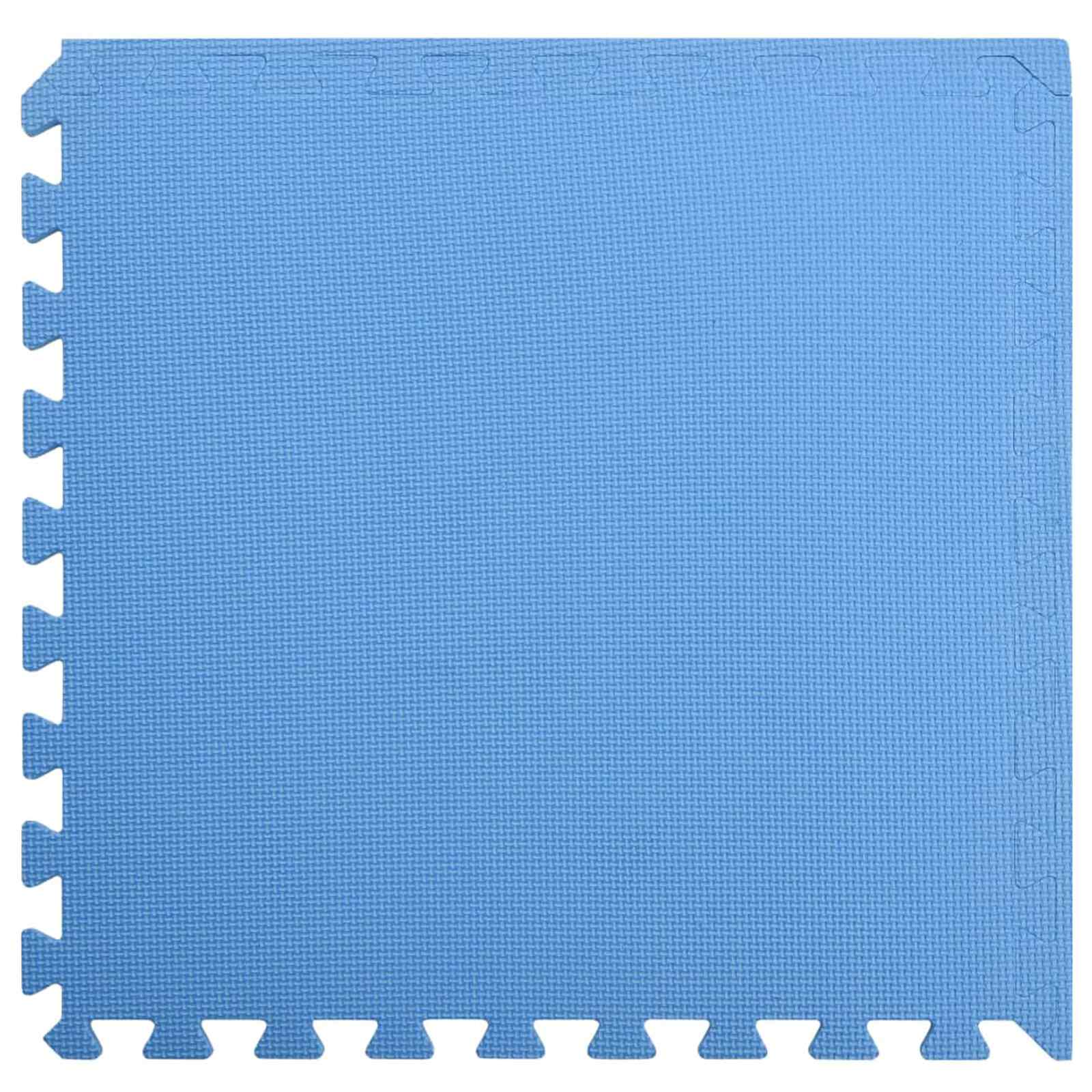 Tappetino per piscina 6 pcs Blu 2,16 ㎡ Schiuma EVA