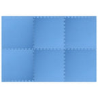 Tappetino per piscina 6 pcs Blu 2,16 ㎡ Schiuma EVA