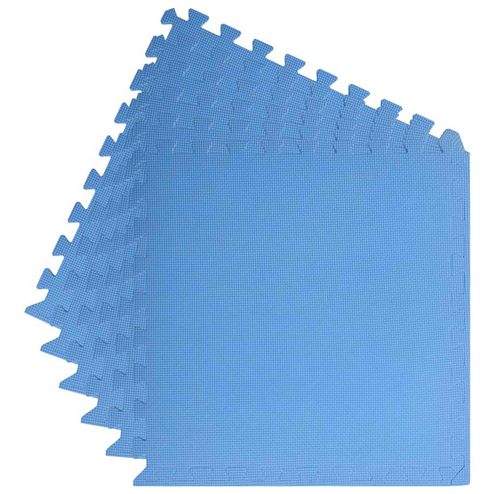 Tappetino per piscina 6 pcs Blu 2,16 ㎡ Schiuma EVA