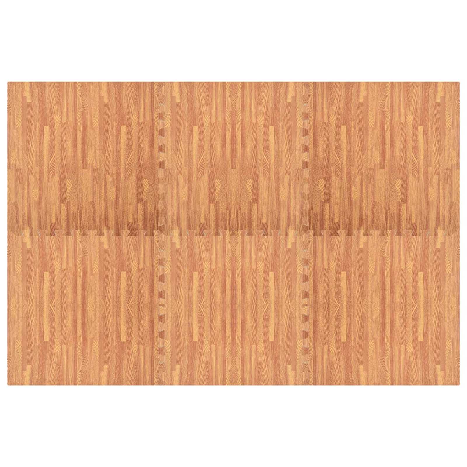 Tappetino per piscina 6 pcs legno 4,32 ㎡ Schiuma EVA