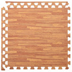 Tappetino per piscina 6 pcs legno 4,32 ㎡ Schiuma EVA