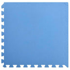 Tappetino per piscina 12 pcs Blu 4,32 ㎡ Schiuma EVA