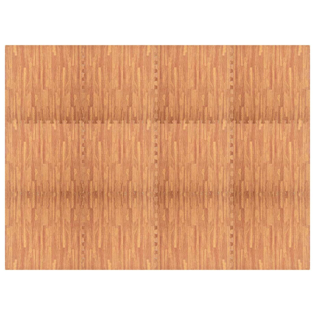 Tappetino per piscina 12 pcs legno 4,32 ㎡ Schiuma EVA