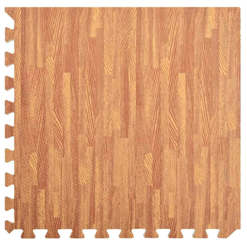 Tappetino per piscina 12 pcs legno 4,32 ㎡ Schiuma EVA