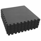 Tappetino per piscina 24 pcs Nero 8,64 ㎡ Schiuma EVA