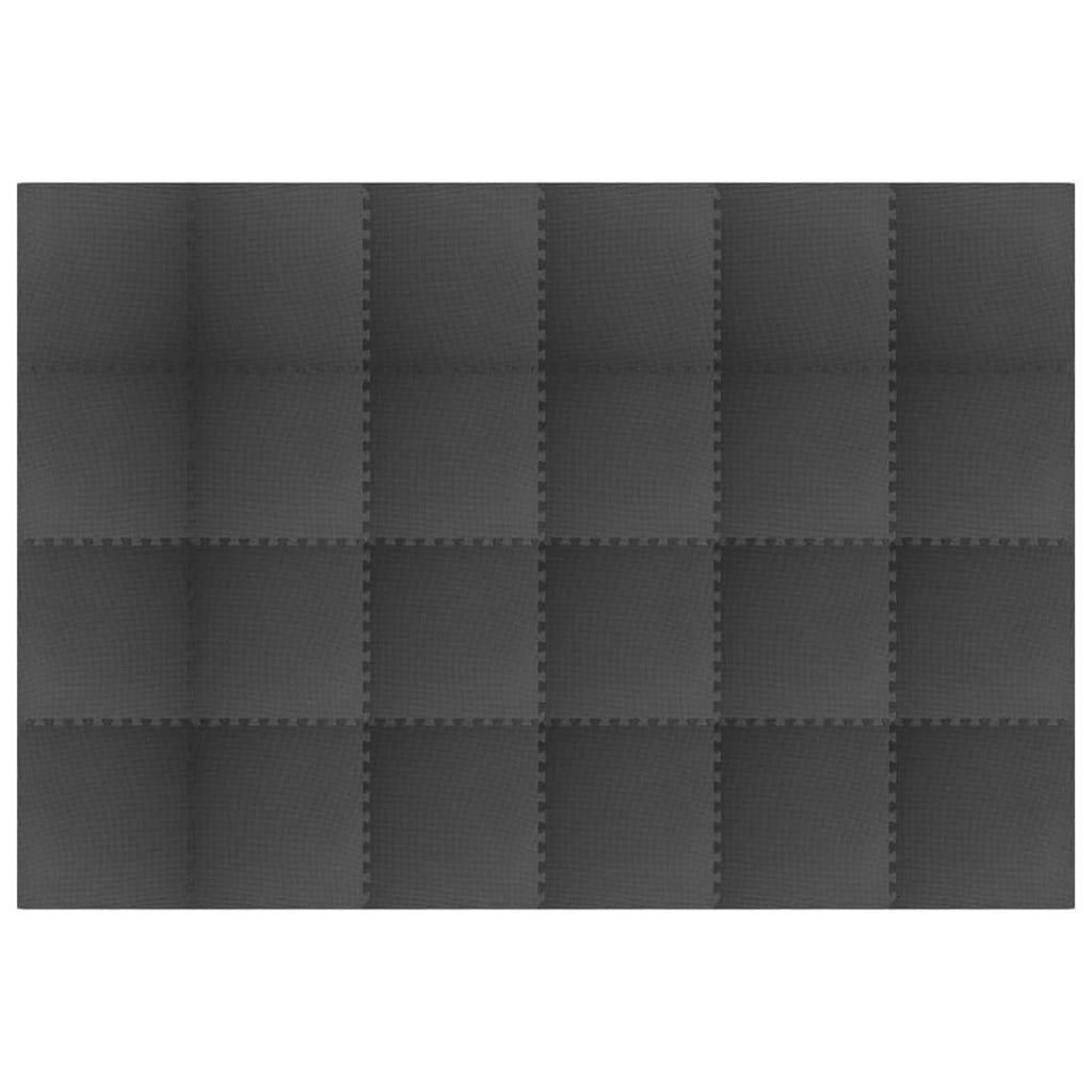 Tappetino per piscina 24 pcs Nero 8,64 ㎡ Schiuma EVA